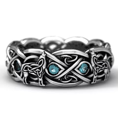 Huitan Viking Wolf Ring
