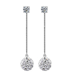 925 Sterling Silver New Jewelry, featuring Shambhala luxury zirconia stud earrings.