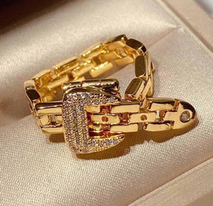 "Luxury Buckle Ring"